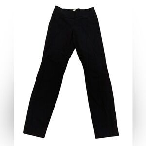 Ricki's Black Pull-On Ankle Pants S/P Small Petite Stretch Work Trousers